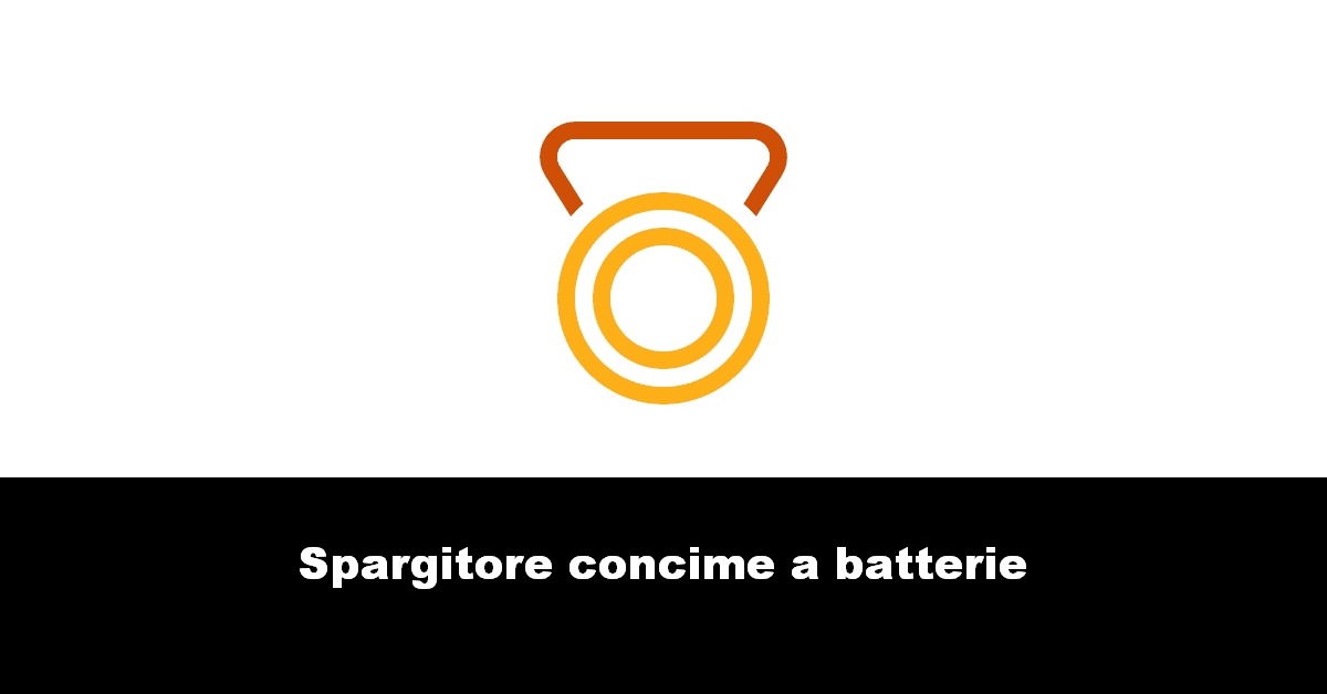 Spargitore concime a batterie