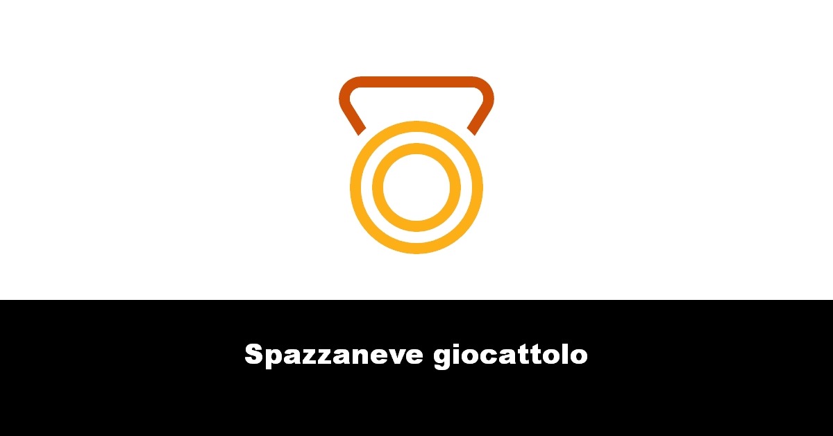 Spazzaneve giocattolo