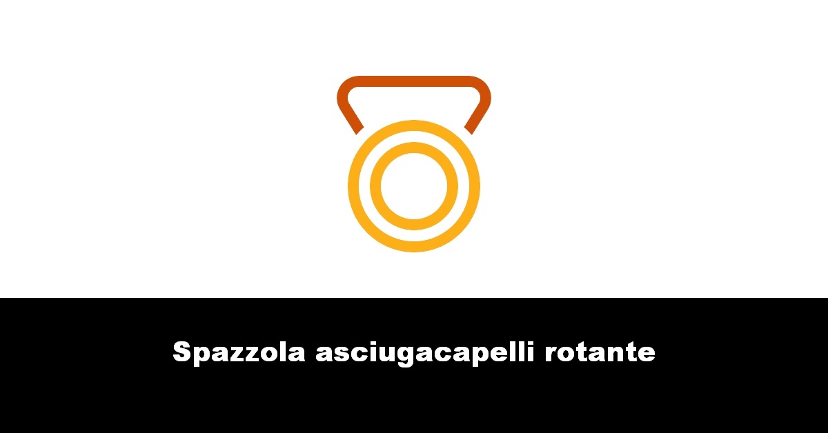 Spazzola asciugacapelli rotante