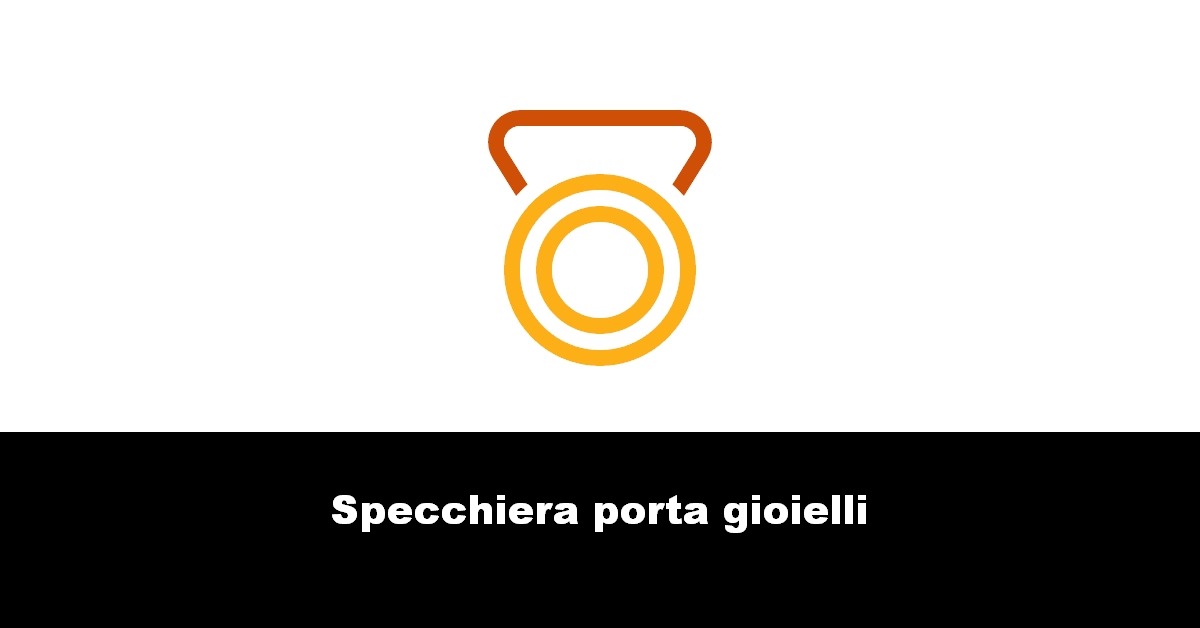 Specchiera porta gioielli