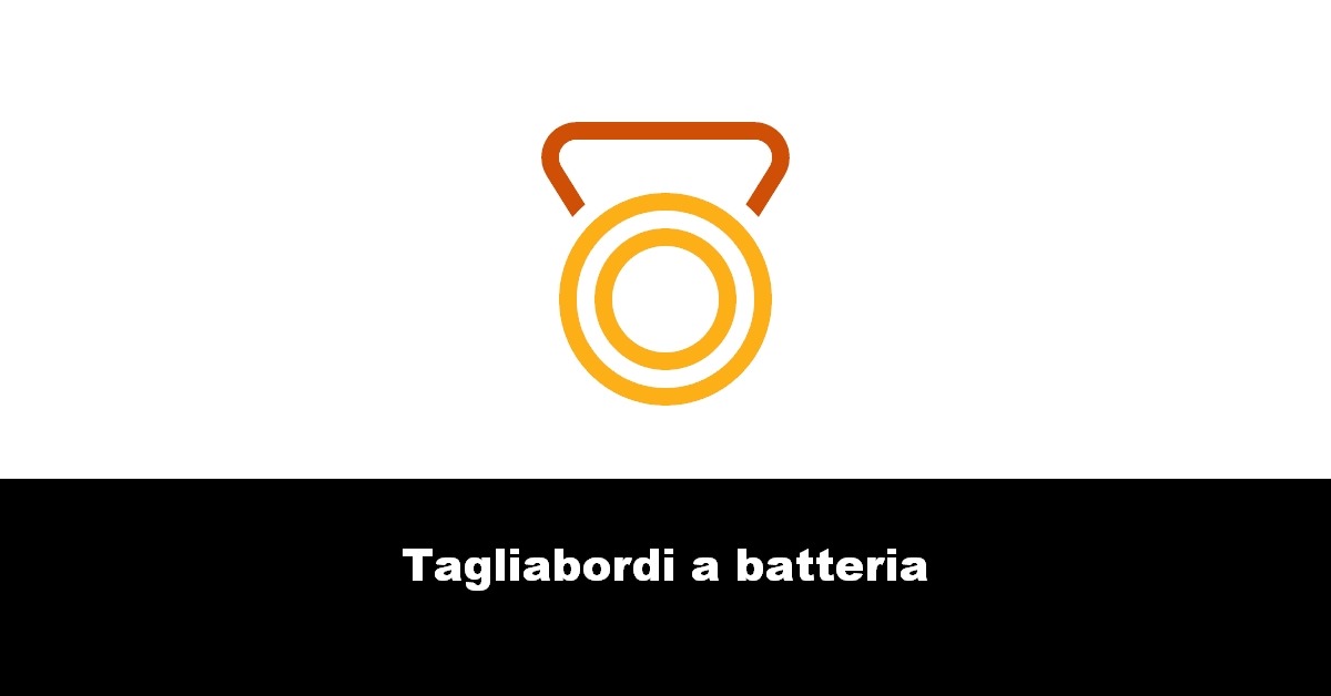 Tagliabordi a batteria