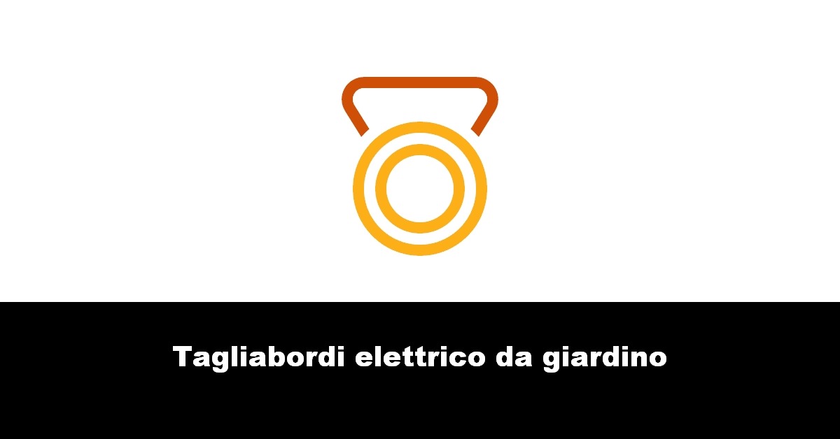 Tagliabordi elettrico da giardino