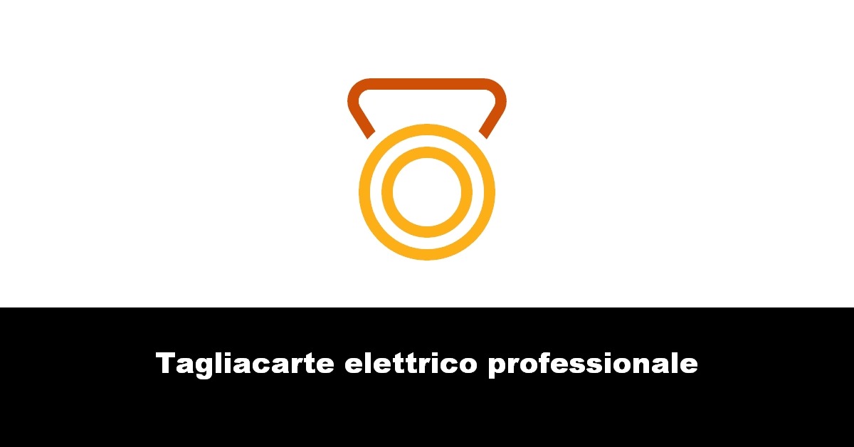 Tagliacarte elettrico professionale