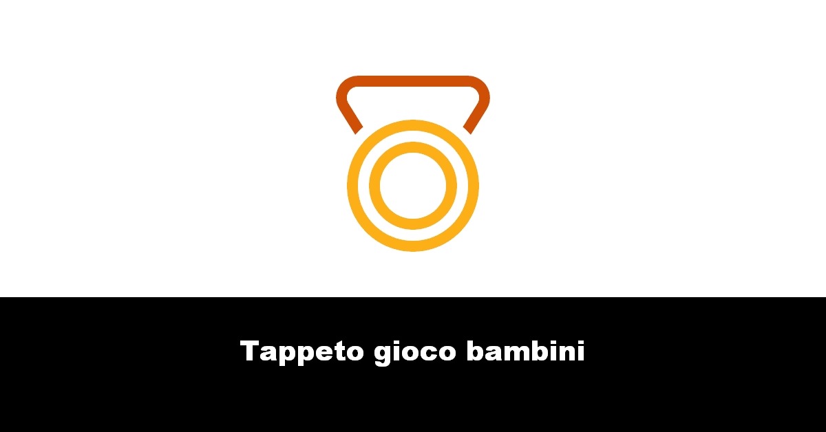 Tappeto gioco bambini