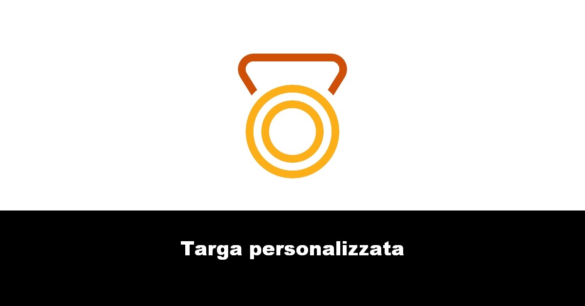 Targa personalizzata