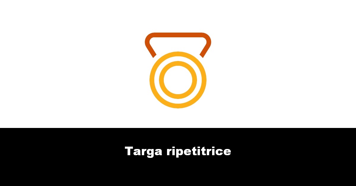 Targa ripetitrice