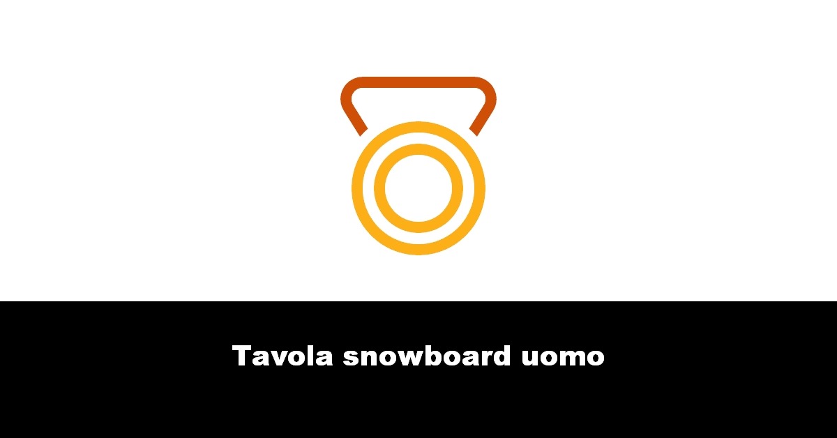 Tavola snowboard uomo