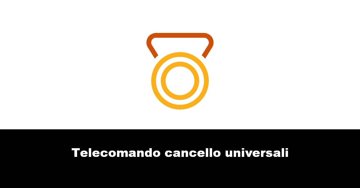 Telecomando cancello universali