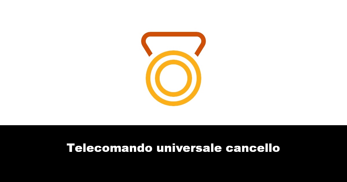 Telecomando universale cancello