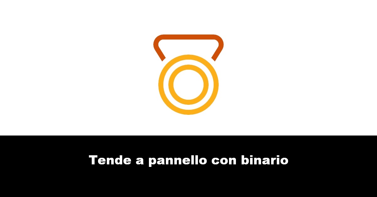 Tende a pannello con binario