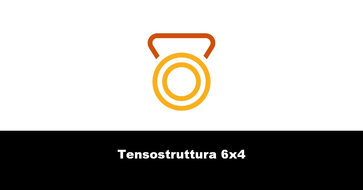 Tensostruttura 6×4