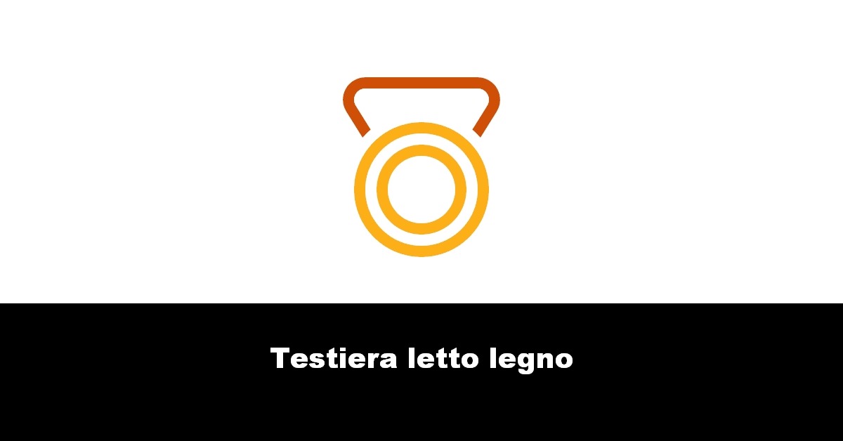 Testiera letto legno