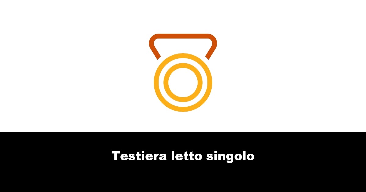 Testiera letto singolo