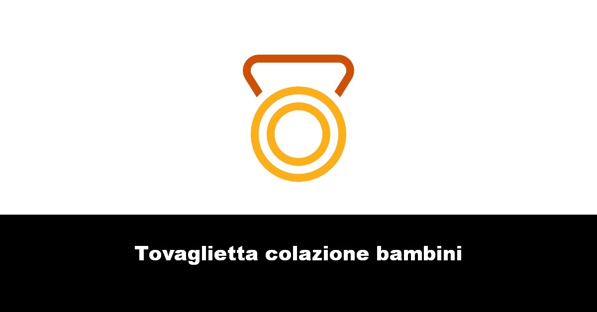 Tovaglietta colazione bambini