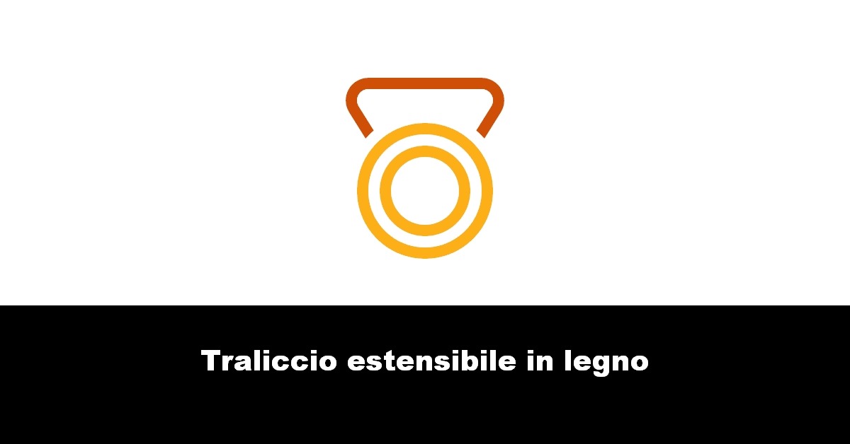 Traliccio estensibile in legno