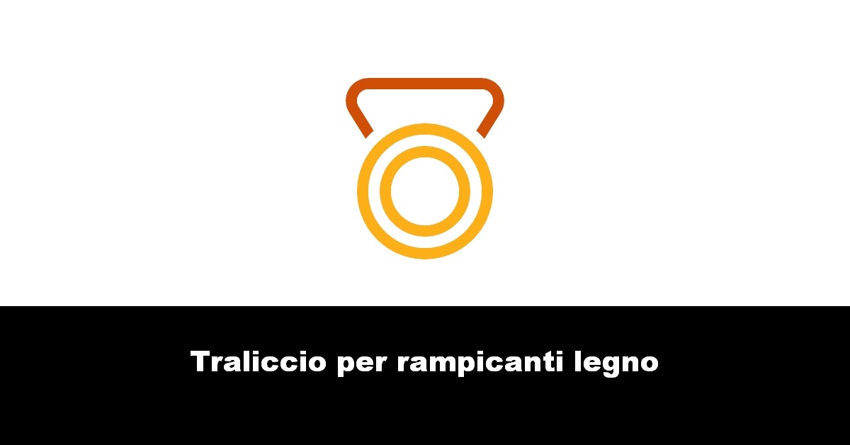 Traliccio per rampicanti legno