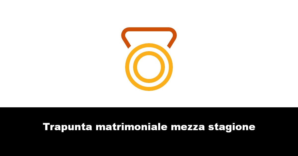 Trapunta matrimoniale mezza stagione