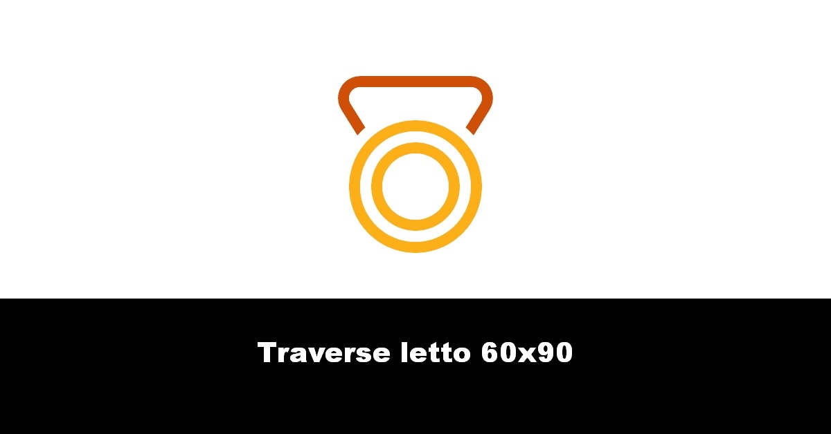 Traverse letto 60×90