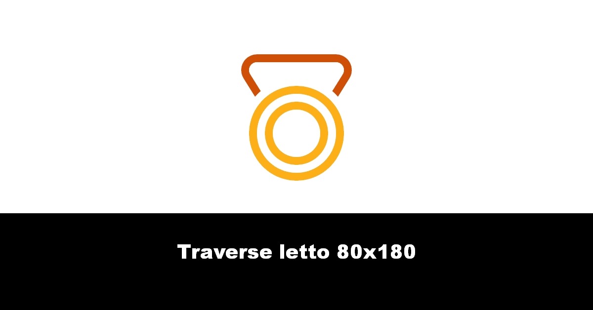 Traverse letto 80×180