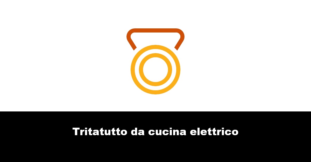 Tritatutto da cucina elettrico