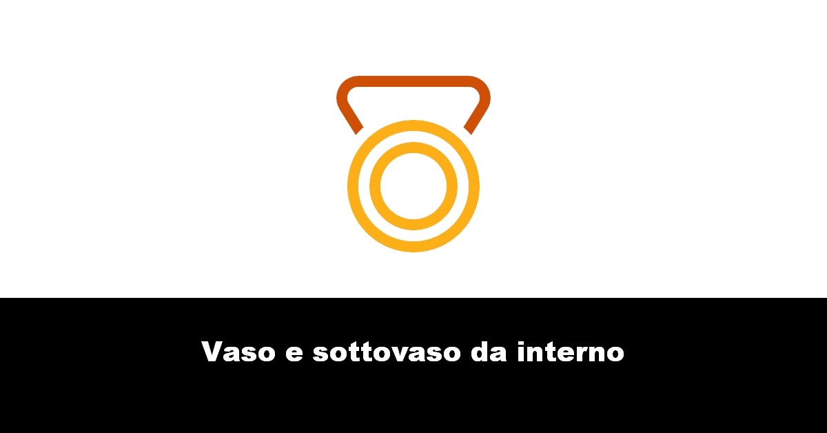 Vaso e sottovaso da interno