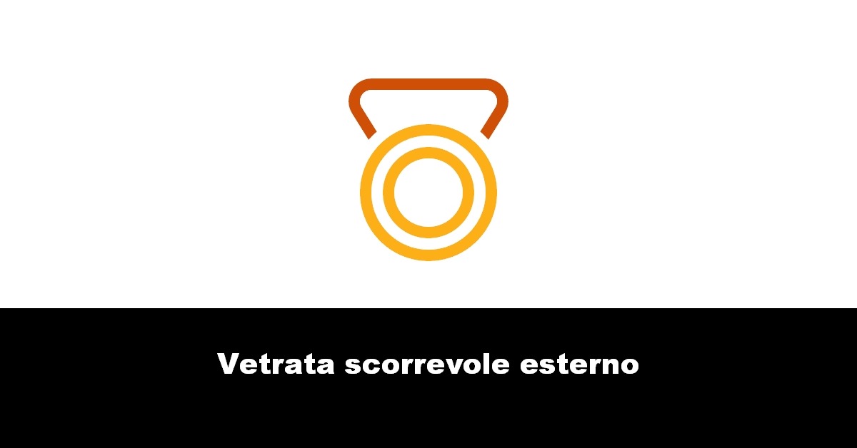 Vetrata scorrevole esterno