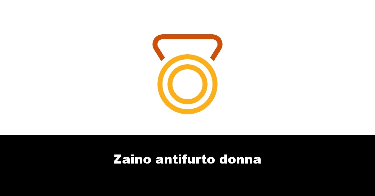 Zaino antifurto donna